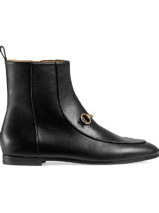 gucci jordaan leather boots|farfetch Gucci jordaan.